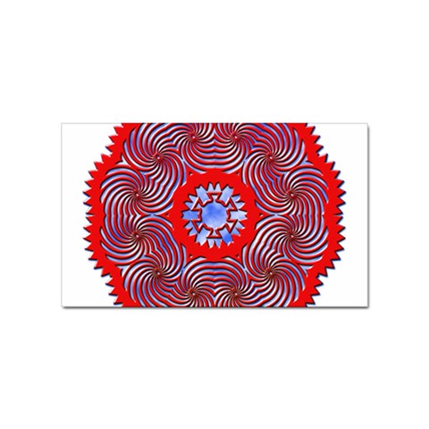 Tile Pattern Background Image Sticker Rectangular (100 pack) from ArtsNow.com Front