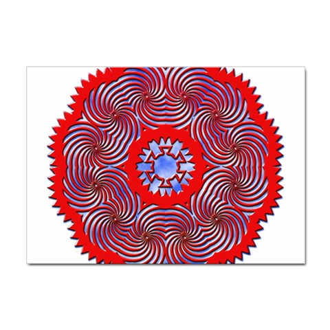 Tile Pattern Background Image Sticker A4 (10 pack) from ArtsNow.com Front