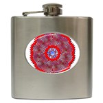 Tile Pattern Background Image Hip Flask (6 oz)