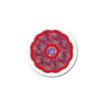 Tile Pattern Background Image Golf Ball Marker (4 pack)