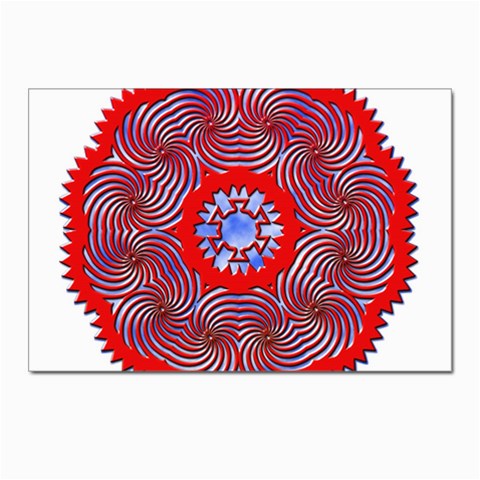 Tile Pattern Background Image Postcard 4 x 6  (Pkg of 10) from ArtsNow.com Front