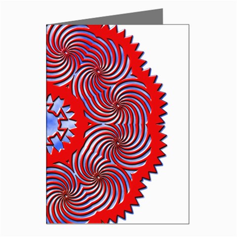 Tile Pattern Background Image Greeting Cards (Pkg of 8) from ArtsNow.com Left