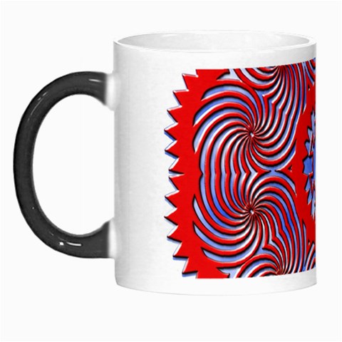 Tile Pattern Background Image Morph Mug from ArtsNow.com Left