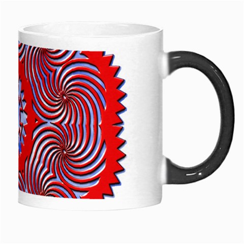 Tile Pattern Background Image Morph Mug from ArtsNow.com Right