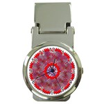 Tile Pattern Background Image Money Clip Watches