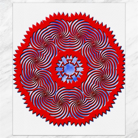 Tile Pattern Background Image Canvas 8  x 10  from ArtsNow.com 8.15 x9.66  Canvas - 1