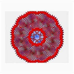 Tile Pattern Background Image Small Glasses Cloth (2 Sides) from ArtsNow.com Back