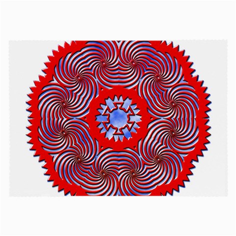 Tile Pattern Background Image Large Glasses Cloth (2 Sides) from ArtsNow.com Front