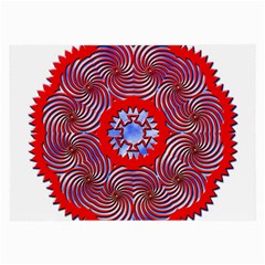 Tile Pattern Background Image Large Glasses Cloth (2 Sides) from ArtsNow.com Back