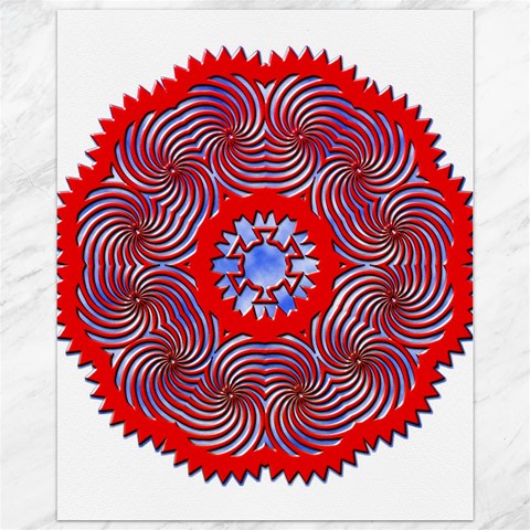 Tile Pattern Background Image Canvas 11  x 14  from ArtsNow.com 10.95 x13.48  Canvas - 1
