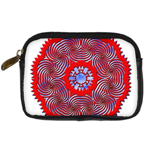 Tile Pattern Background Image Digital Camera Leather Case from ArtsNow.com Front