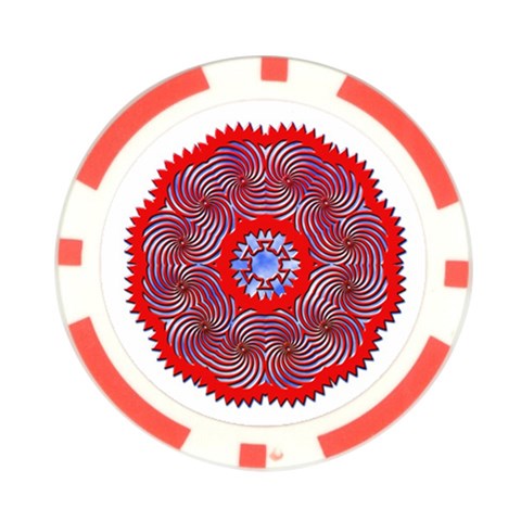 Tile Pattern Background Image Poker Chip Card Guard (10 pack) from ArtsNow.com Front