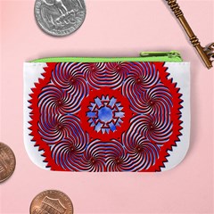 Tile Pattern Background Image Mini Coin Purse from ArtsNow.com Back