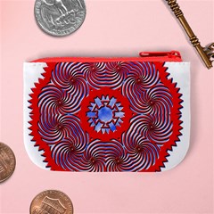 Tile Pattern Background Image Mini Coin Purse from ArtsNow.com Back
