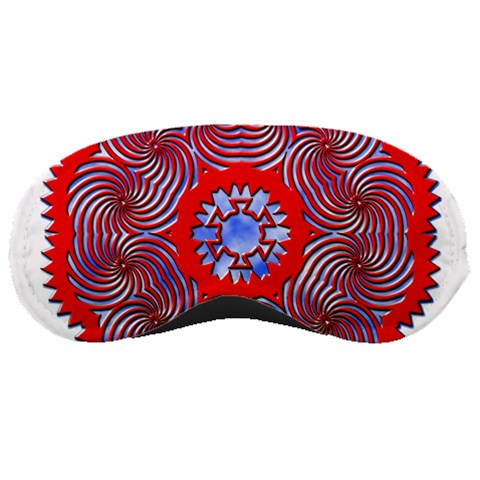 Tile Pattern Background Image Sleep Mask from ArtsNow.com Front