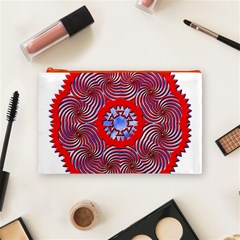 Tile Pattern Background Image Cosmetic Bag (Medium) from ArtsNow.com Front