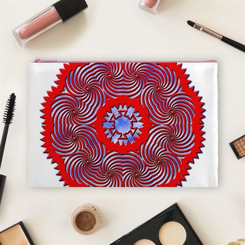 Tile Pattern Background Image Cosmetic Bag (Large) from ArtsNow.com Front