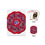 Tile Pattern Background Image Playing Cards Single Design (Mini)