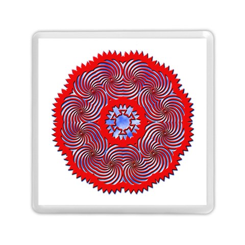 Tile Pattern Background Image Memory Card Reader (Square) from ArtsNow.com Front
