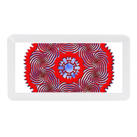 Tile Pattern Background Image Memory Card Reader (Mini) from ArtsNow.com Front