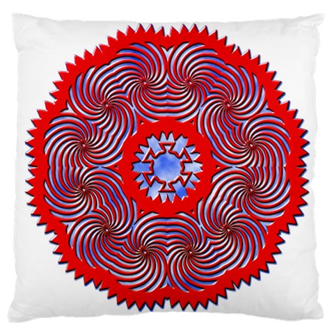 Tile Pattern Background Image Large Cushion Case (One Side) from ArtsNow.com Front