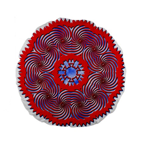 Tile Pattern Background Image Standard 15  Premium Round Cushions from ArtsNow.com Front