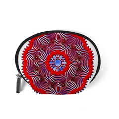 Tile Pattern Background Image Accessory Pouch (Small) from ArtsNow.com Back
