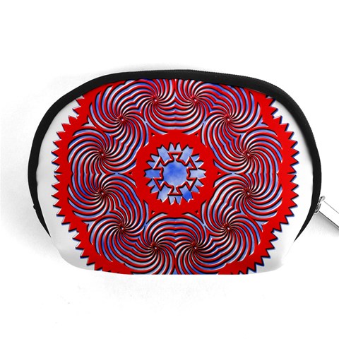 Tile Pattern Background Image Accessory Pouch (Medium) from ArtsNow.com Front