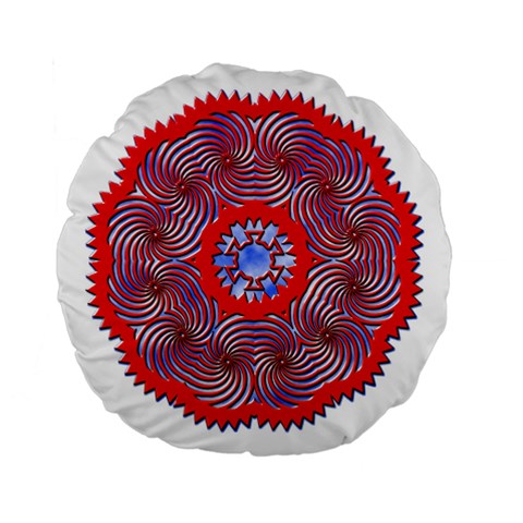 Tile Pattern Background Image Standard 15  Premium Flano Round Cushions from ArtsNow.com Front