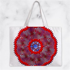 Tile Pattern Background Image Zipper Mini Tote Bag from ArtsNow.com Front
