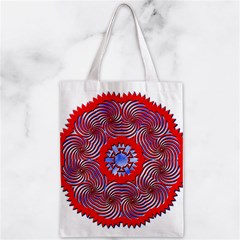Tile Pattern Background Image Zipper Classic Tote Bag from ArtsNow.com Back