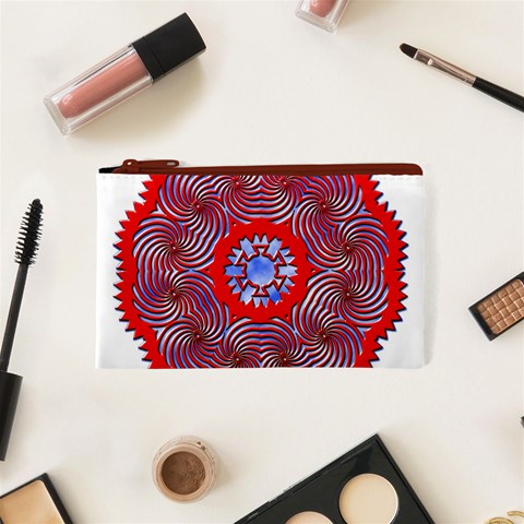 Tile Pattern Background Image Cosmetic Bag (XS) from ArtsNow.com Front