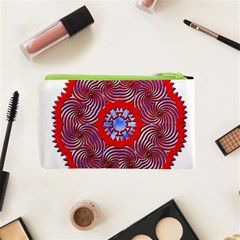 Tile Pattern Background Image Cosmetic Bag (XS) from ArtsNow.com Back