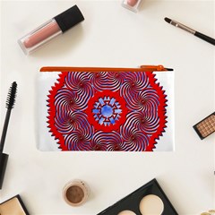 Tile Pattern Background Image Cosmetic Bag (XS) from ArtsNow.com Back