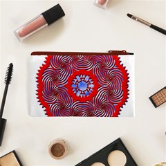 Tile Pattern Background Image Cosmetic Bag (XS) from ArtsNow.com Back
