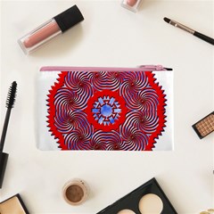 Tile Pattern Background Image Cosmetic Bag (XS) from ArtsNow.com Back