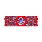 Tile Pattern Background Image Oblong Satin Scarf (16  x 60 )