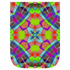 Farbenpracht Kaleidoscope Pattern Waist Pouch (Large) from ArtsNow.com Front Pocket