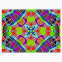 Farbenpracht Kaleidoscope Pattern Roll Up Canvas Pencil Holder (M) from ArtsNow.com Front