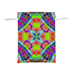 Farbenpracht Kaleidoscope Pattern Lightweight Drawstring Pouch (L) from ArtsNow.com Front