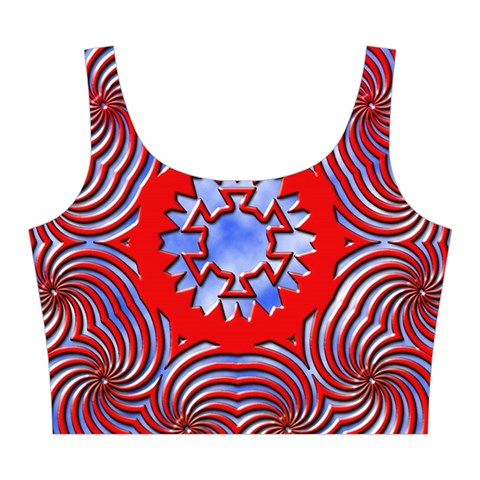 Tile Pattern Background Image Midi Sleeveless Dress from ArtsNow.com Top Front