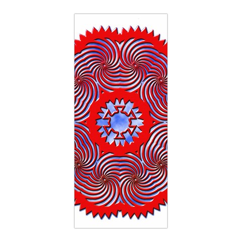 Tile Pattern Background Image Pleated Skirt from ArtsNow.com Back Pleats