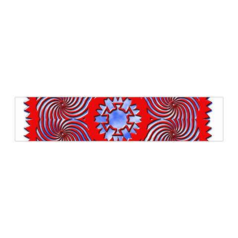 Tile Pattern Background Image Pleated Skirt from ArtsNow.com Waist Band