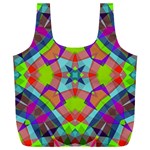 Farbenpracht Kaleidoscope Pattern Full Print Recycle Bag (XXXL)