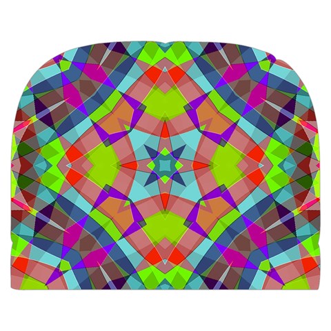 Farbenpracht Kaleidoscope Pattern Make Up Case (Small) from ArtsNow.com Back
