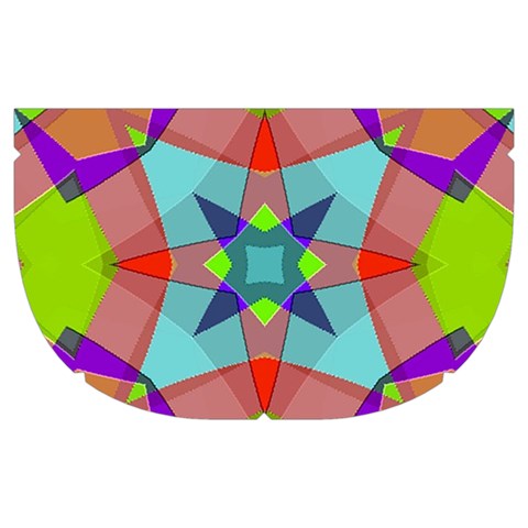 Farbenpracht Kaleidoscope Pattern Make Up Case (Medium) from ArtsNow.com Side Right