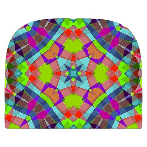 Farbenpracht Kaleidoscope Pattern Make Up Case (Large) from ArtsNow.com Back