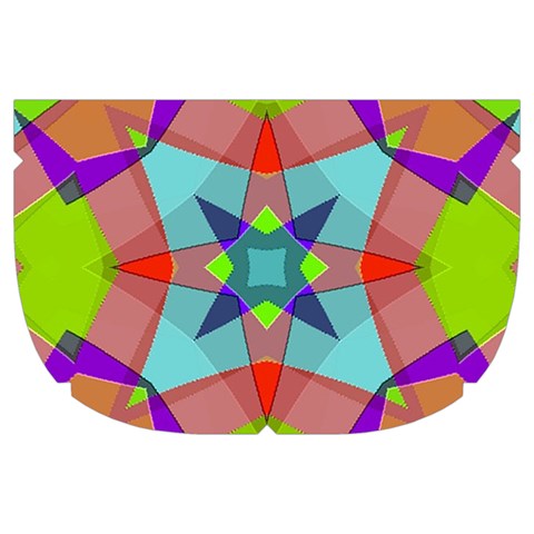 Farbenpracht Kaleidoscope Pattern Make Up Case (Large) from ArtsNow.com Side Right