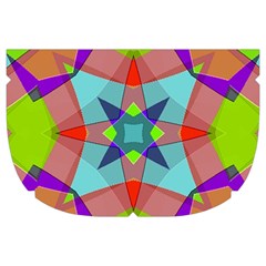 Farbenpracht Kaleidoscope Pattern Make Up Case (Large) from ArtsNow.com Side Left
