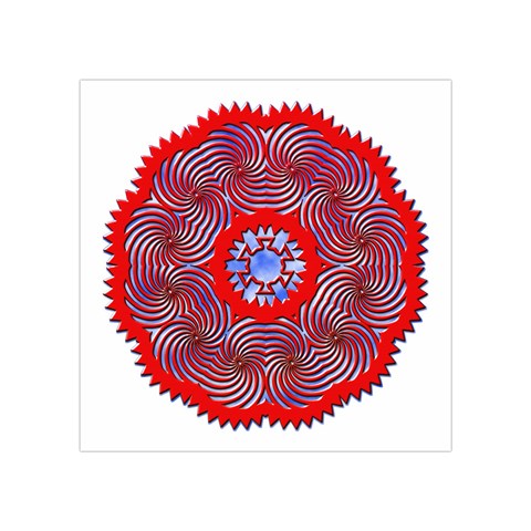 Tile Pattern Background Image Square Tapestry (Small) from ArtsNow.com Front